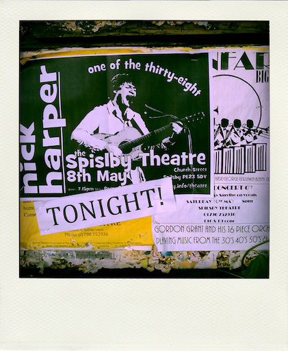 Poster from likely the last time I saw Nick