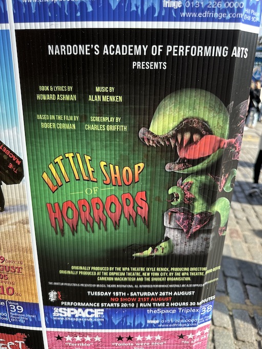 Poser for Little Shop of Horrors