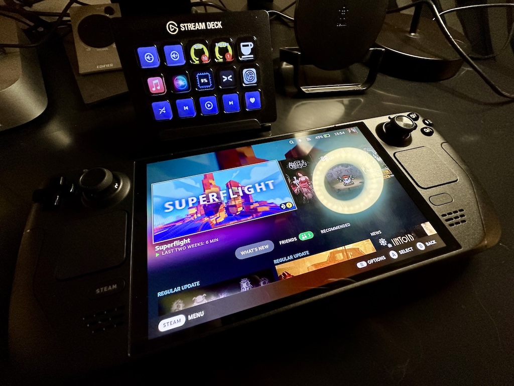 My Steam Deck and Stream Deck